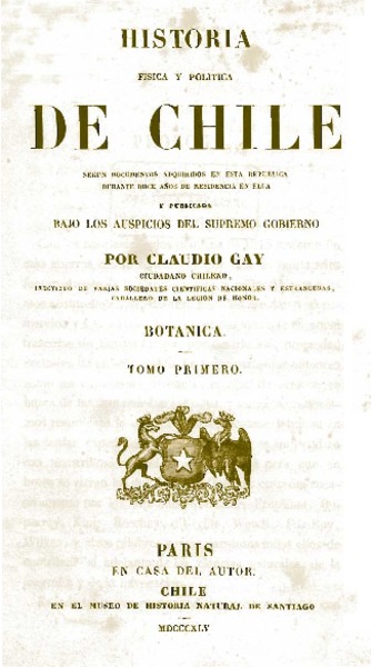 Botánica por Claudio Gay.