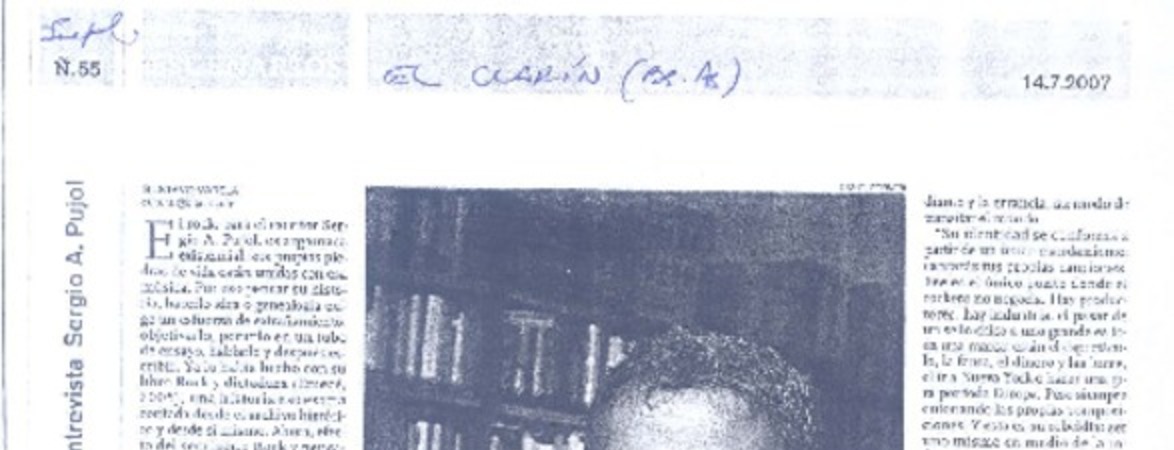 "Nadie llega tarde al rock" (entrevista)  [artículo] Gustavo Varela.