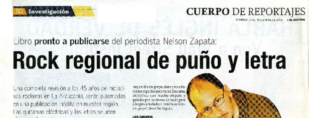 Rock regional de puño y letra.  [artículo]