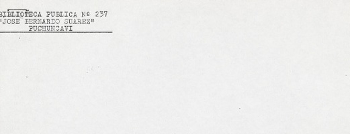 Información sobre asuntos típicos de nuestra zona Puchuncaví. [manuscrito] :