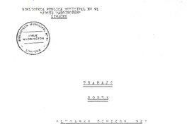 Trabajo sobre lugares típicos de Limache  [manuscrito].