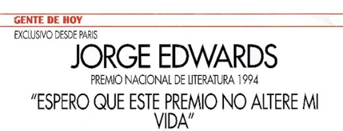 "Espero que este premio no altere mi vida"  [artículo] Christine L'Homme.