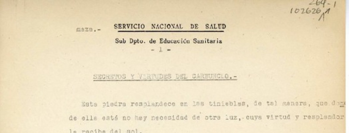 [Medicina popular]  [manuscrito] Oreste Plath.