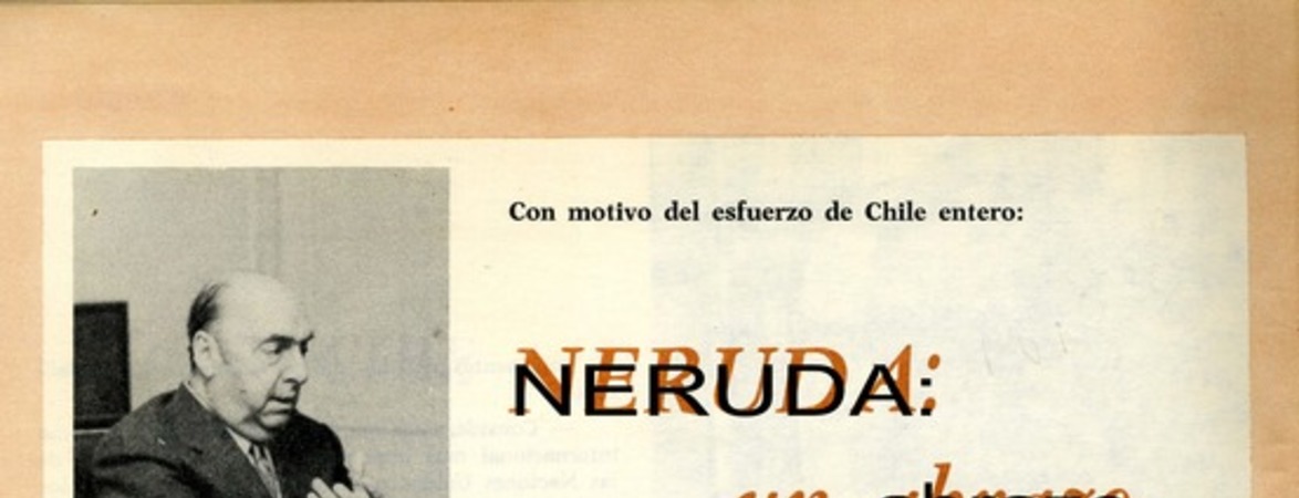 Neruda un abrazo para todos. [artículo] :