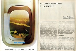 La crisis monetaria y al UNCTAD  [artículo] Raúl Prebisch.