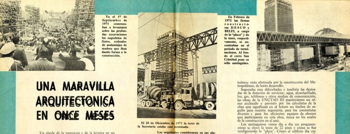 Una maravilla arquitectónica en once meses  [artículo].