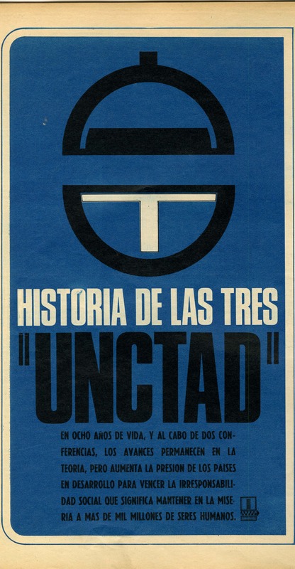 Historia de las tres "UNCTAD"  [artículo].