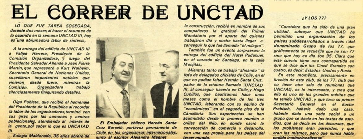 El correr de UNCTAD  [artículo].