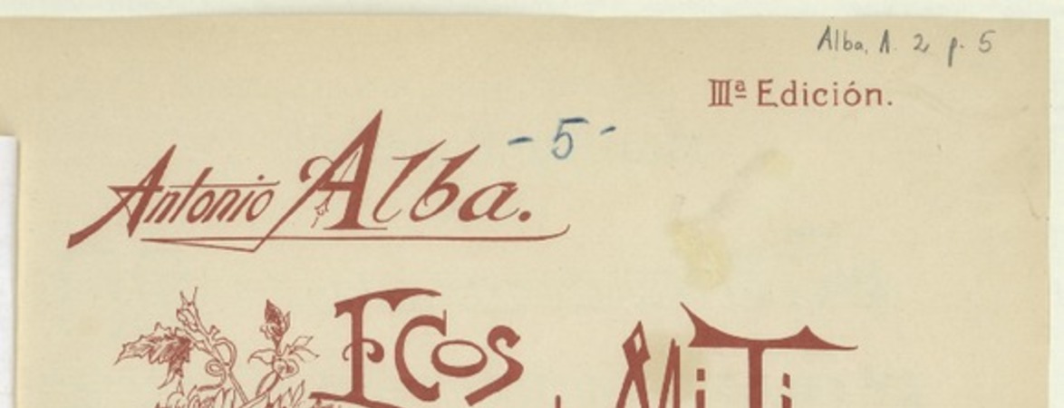 Marcha española [para guitarra] [música] A. Alba.