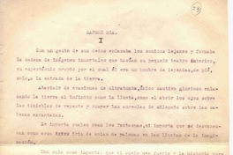 Sangre mía  [manuscrito] Vicente Huidobro.