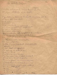 La estrella calzada  [manuscrito] Vicente Huidobro.