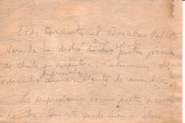 "Todo cuanto el bacalao Pablo Neruda ---"