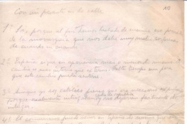 "Con un paseante en la calle --"