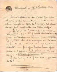 [Carta], 1928 dic. Santiago de Chile <a> Vicente Huidobro, Paris, Francia