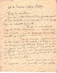 [Carta], 1928 dic. LLolleo, Chile <a> Vicente Huidobro, Paris, Francia