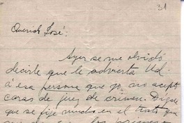 [Carta, 193-?] Europa <a> José García- Huidobro, Chile  [manuscrito] Vicente Huidobro.