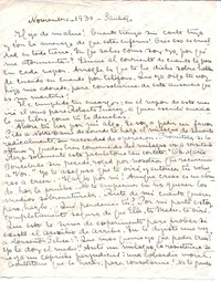 [Carta], 1930 nov. Santiago, Chile <a> Vicente Huidobro, Europa