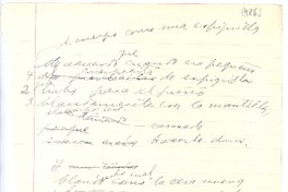 [Me acuerdo que cuando era pequeña ...]