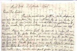 [Carta], 1945 sept. 2 Nueva York, Estados Unidos <a> Luis Vargas Rosas, Chile