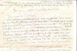 [Carta], 1930 jun. 30 Santiago, Chile <a> Vicente Huidobro, Paris, Francia