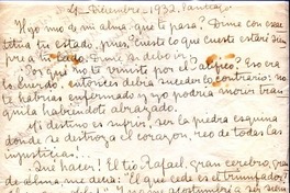 [Carta], 1932 dic. 21 Chile <a> Vicente Huidobro, Paris, Francia