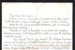 [Carta], 1934 feb. 7 Llolleo, Chile <a> Vicente Huidobro, Santiago, Chile