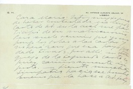 [Carta], 1935 dic. 17 Lisboa, Portugal <a> María Urzúa, Chile