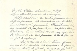 [Carta], 1913 Los Andes, Chile <a> M. Salas Marchán, Santiago, Chile