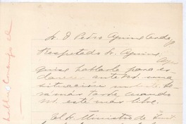 [Carta], 1921 mar. Santiago, Chile <a> Pedro Aguirre Cerda, Chile