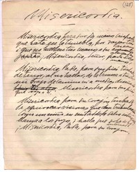 Misericordia ; Tribulación