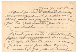 Aquel que en tierra ya ni piensa ...