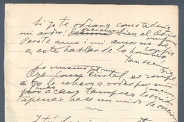 [Si yo te odiara...]