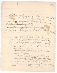 Sólo ahora yo comprendo