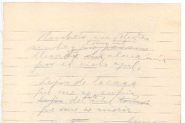 [Nubes indolentes...]