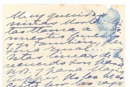 [Carta], 1939 Niza, Francia <a> Hermanas Morla y María Tupper, Chile