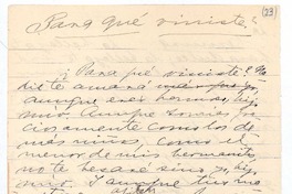 ¿Para qué viniste?