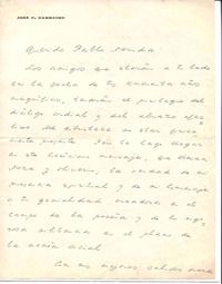 [Carta, 1954] jul. 10 Buenos Aires, Argentina [a] Pablo Neruda  [manuscrito] José P. Barreiro.
