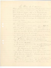 Le théme de l'amour :