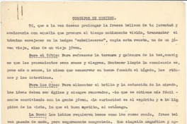 Consejos de higiene : poema