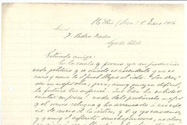 [Carta] 1916 ene. 15, Eten, Perú [a] Pedro Prado