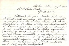 [Carta] 1915 jun. 30, Eten, Perú [a] Pedro Prado