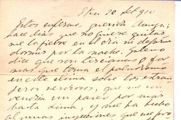 [Carta] 1910 sep. 20, Eten, Perú [a] Anita vda. de Jordán