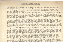 Fantasía sobre muñecos