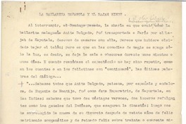 La bailarina española y el Rajah hindú