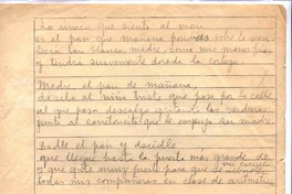 [Lo único que siento...] [Estás dormida...]