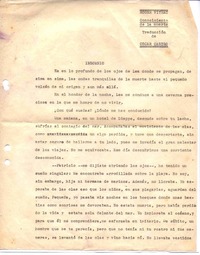 Conocimiento de la muerte :  [manuscrito] Roger Vitrac ; [transcripción y ] traducción de Oscar Castro.