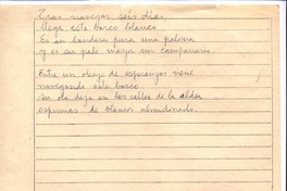 [Tras navegar seis días...] :  [manuscrito] [Oscar Castro].