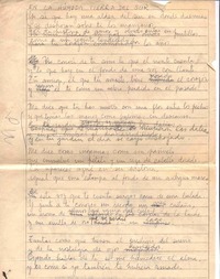 En la húmeda tierra del sur : [poesía] : [manuscrito] [Oscar Castro].