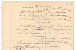 [La montaña a que el pinar...] :