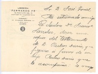 [Carta], 1916? Madrid, España <a> José Toval